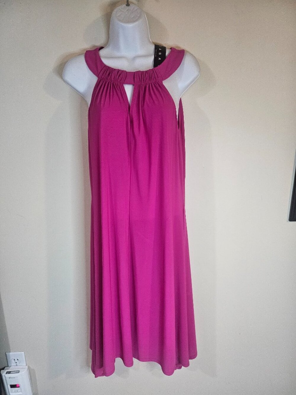 Tiana B. Hot Pink Sleeveless Dress - Size L